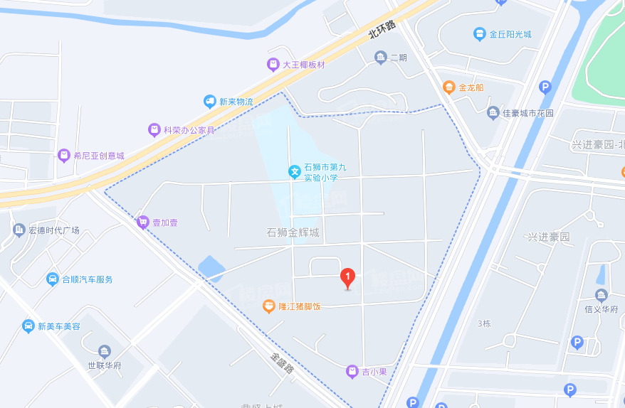 石狮金辉城位置图