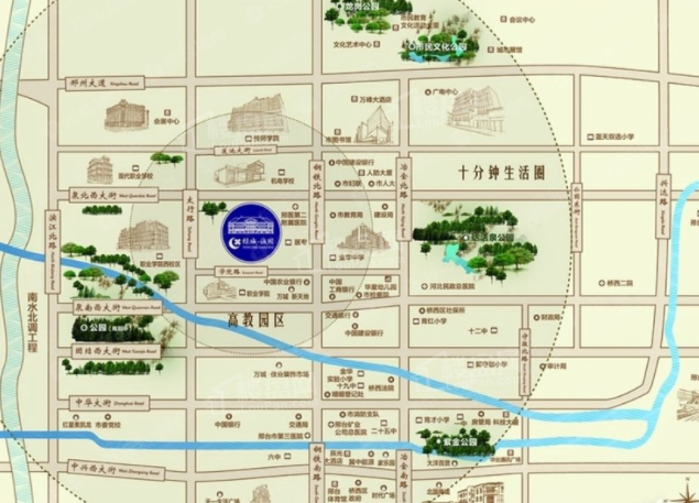 绿城·诚园位置图