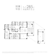 国色风华285㎡户型