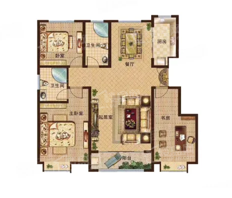 建面140.56平米