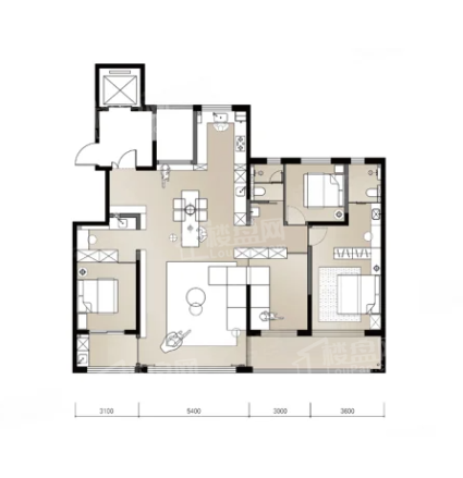 建面172.90平米