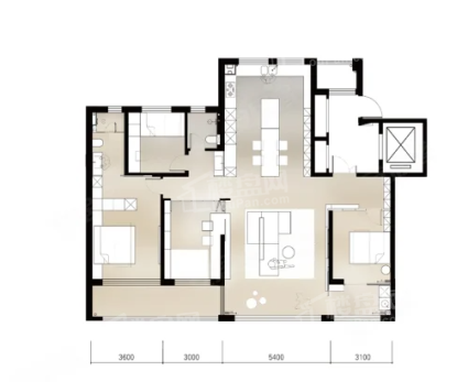 建面166.70平米