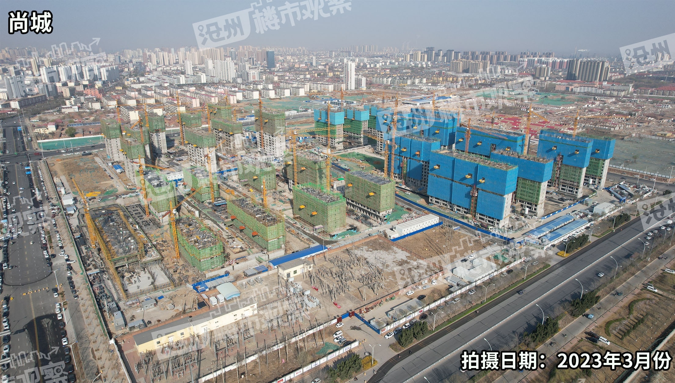颐和新城尚城3月份最新施工进度图2