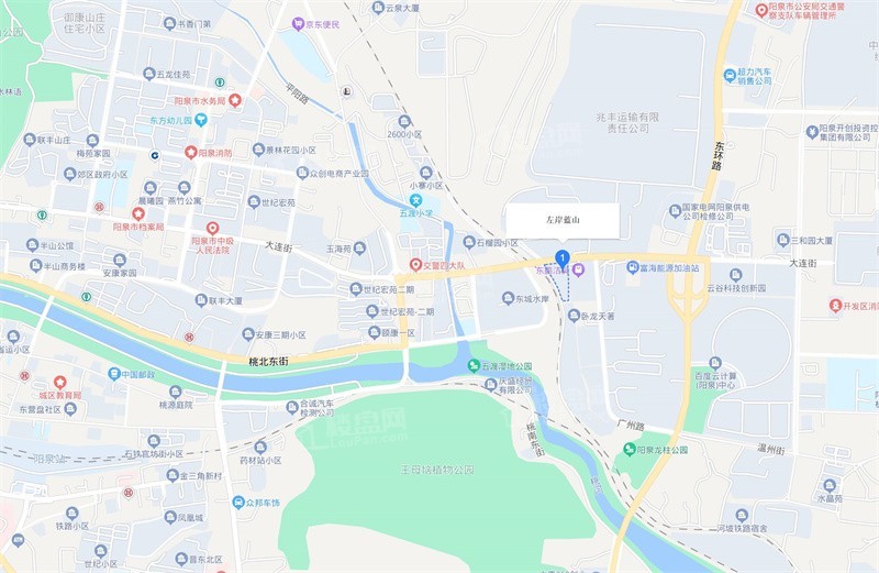 左岸蓝山位置图