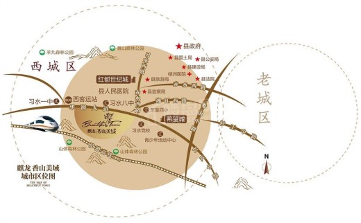 麒龙·香山美域位置图