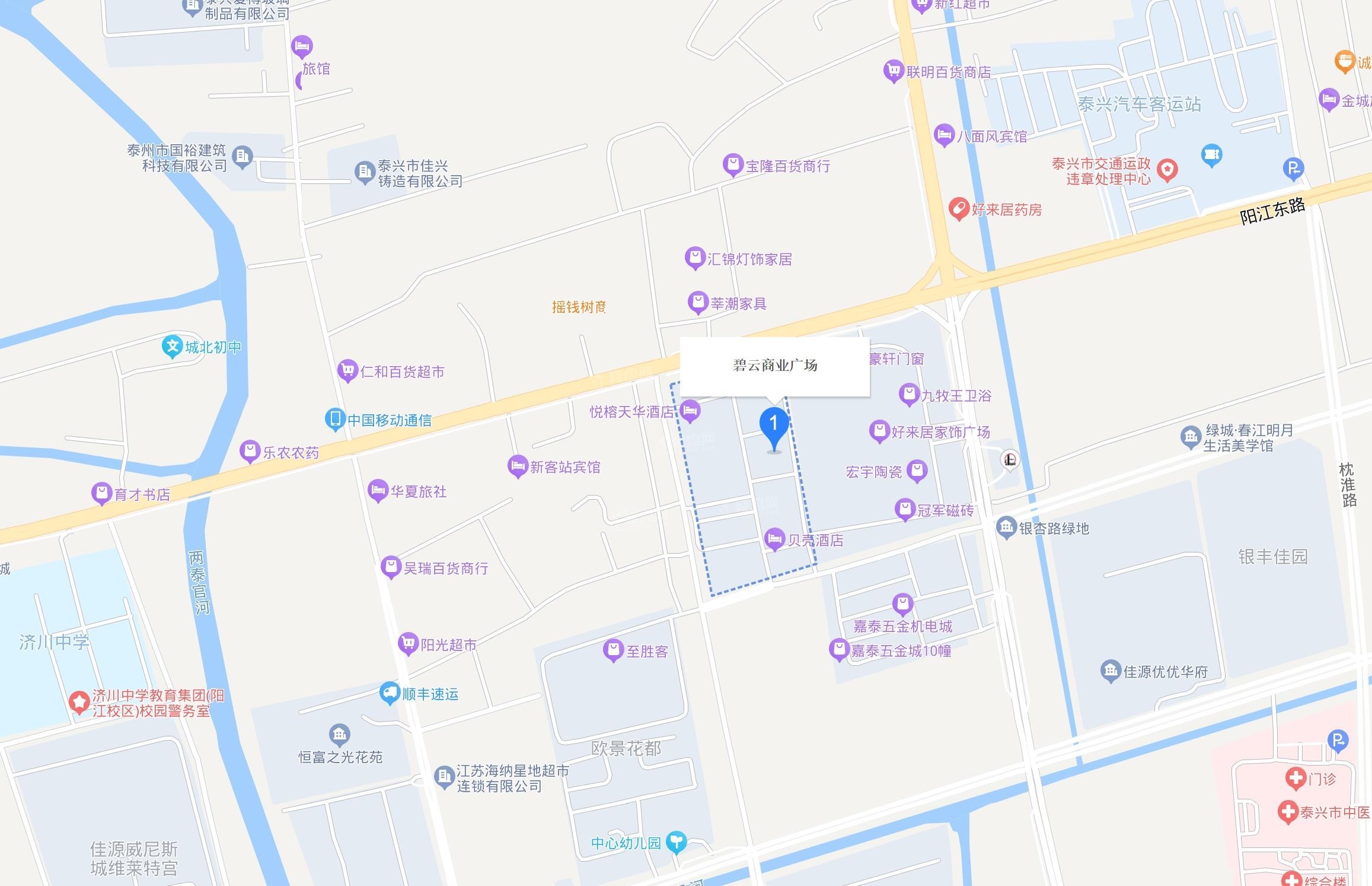 碧云商业广场位置图