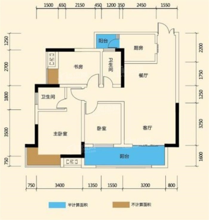 润洲江山城户型结构图