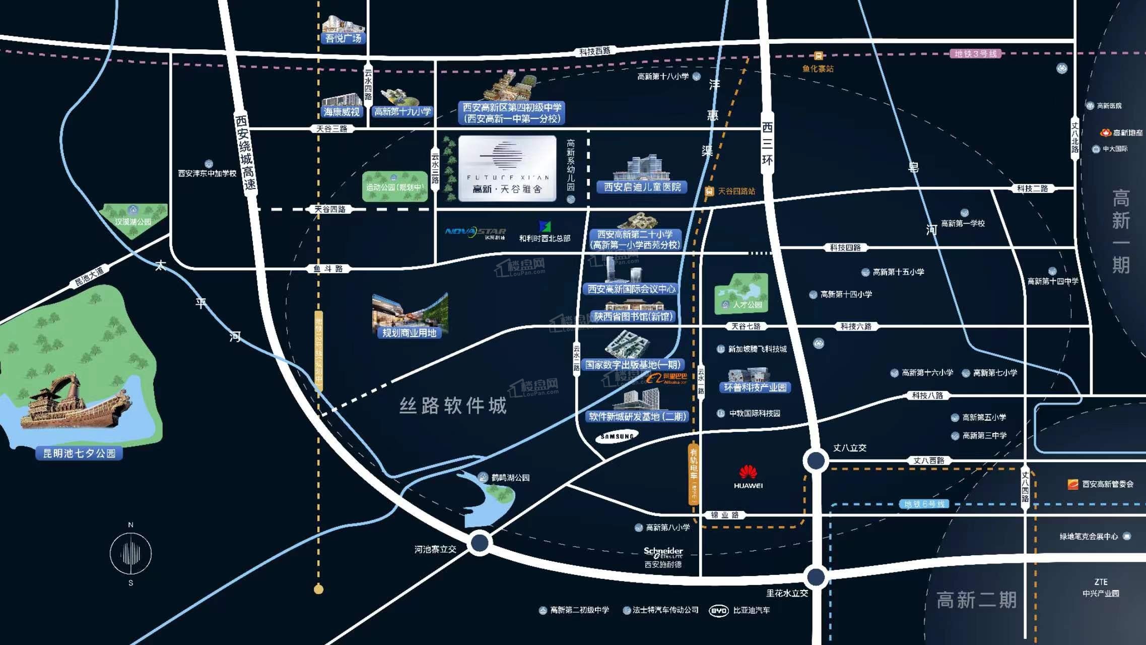 高新天谷雅舍位置图
