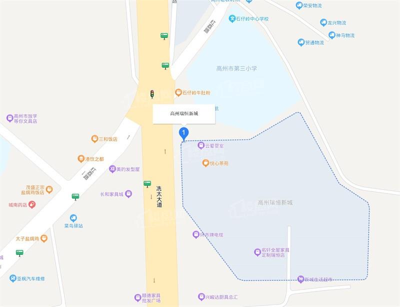 瑞恒新城地图位置