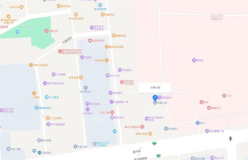 巴黎公馆位置图