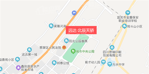 远达·北辰天骄位置图