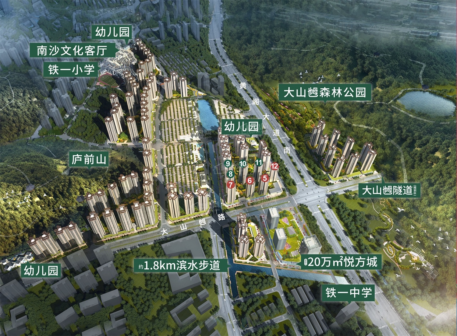 【南沙十里方圆】南沙黄阁新房,大山乸森林公园旁,三公园环绕-广州楼盘网
