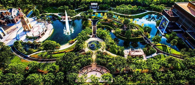 梵高的花园实景图