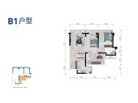 璟上江澜璟园B1户型