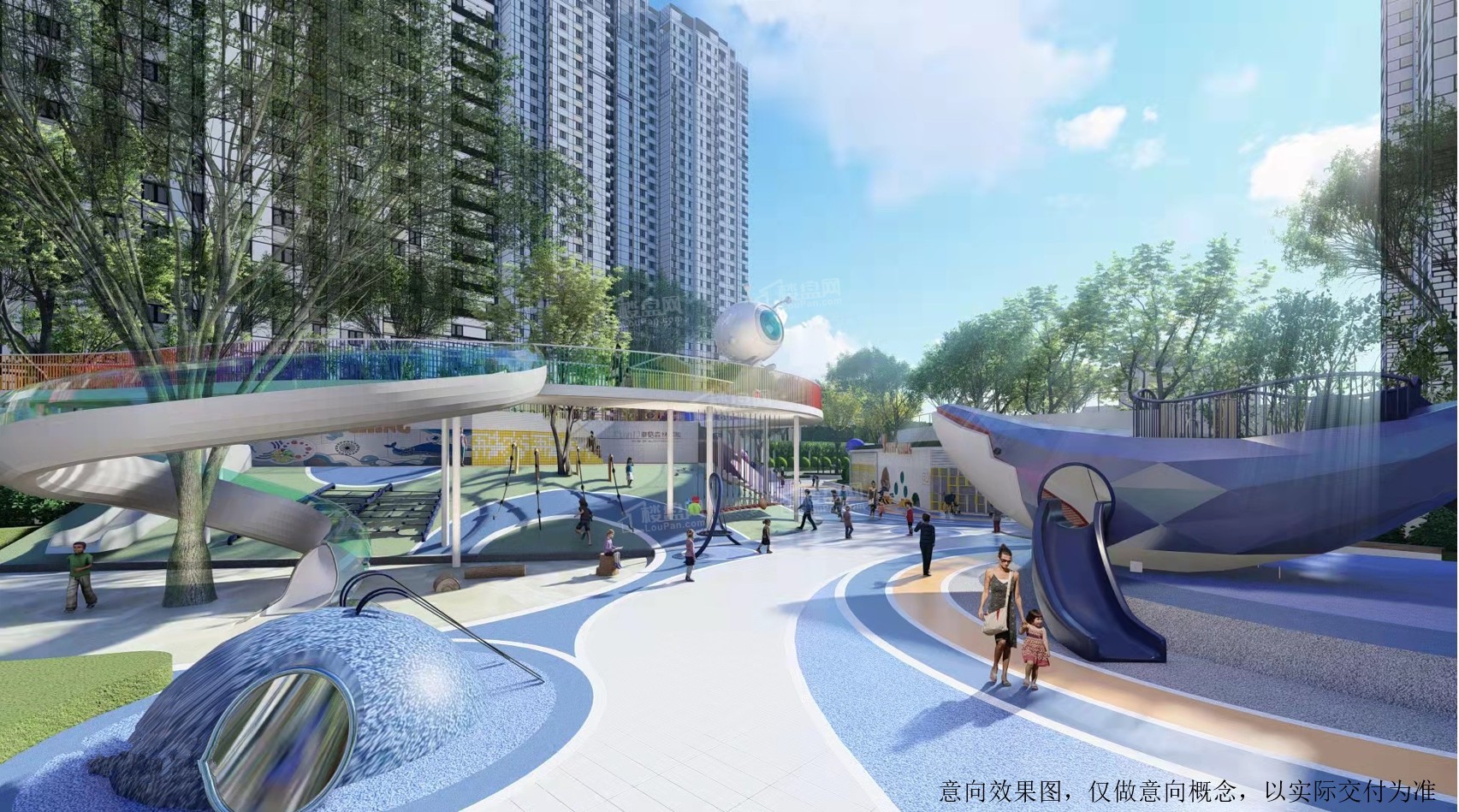 金地中央公园效果图