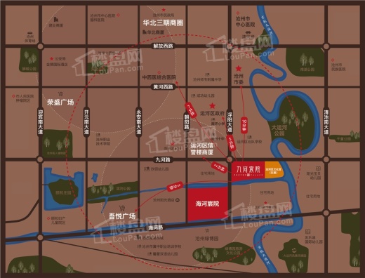 九河宸院位置图