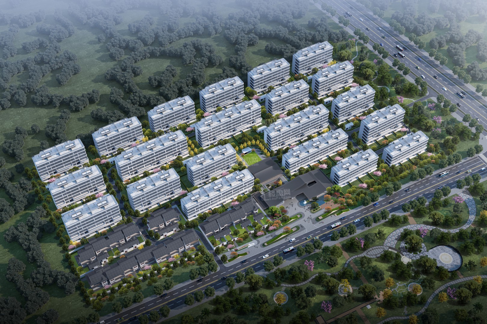 蓝城·秦汉雲庐效果图