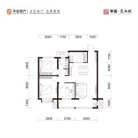 3室2厅1卫建筑面积100㎡