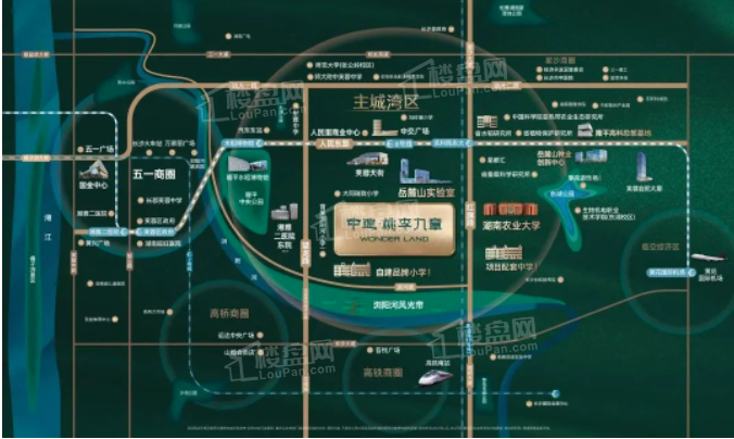 中建桃李九章位置图