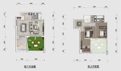 建面约86m²，实得超150m² 户户带花园约：18-90平米