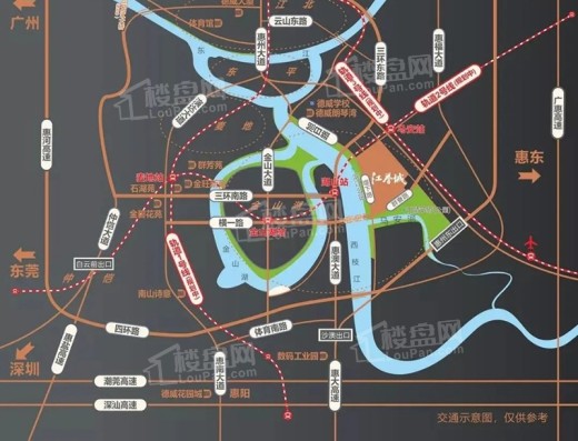德威江誉城位置图