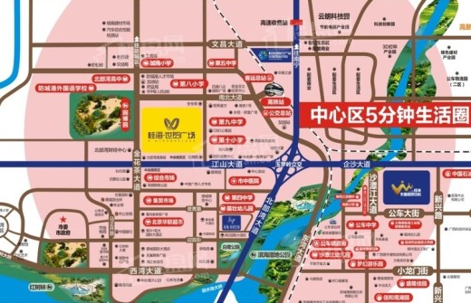 桂海·世贸广场位置图