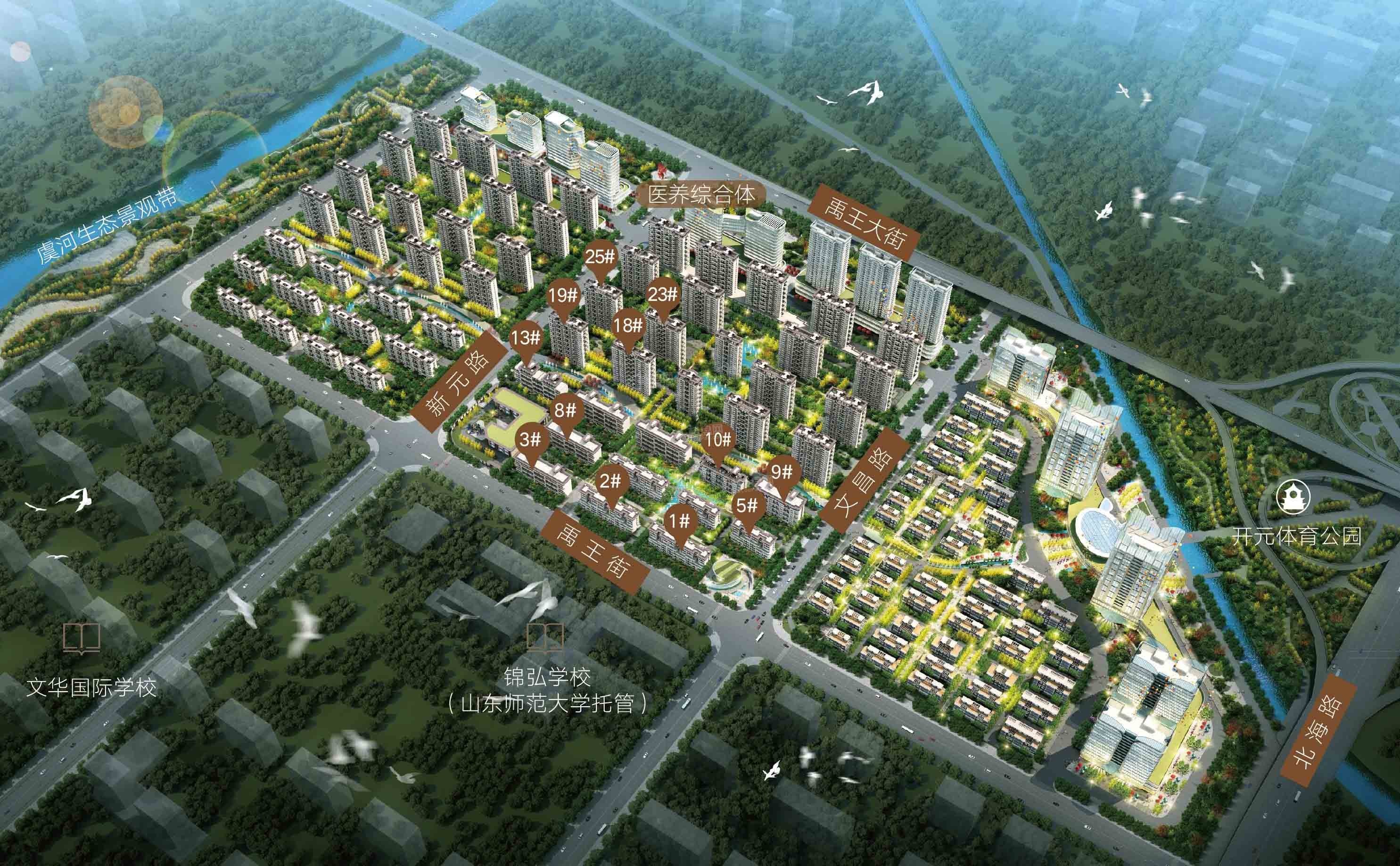 3月精选好房潍坊产融新城锦荣府位置如何?附近有没有公交站点?