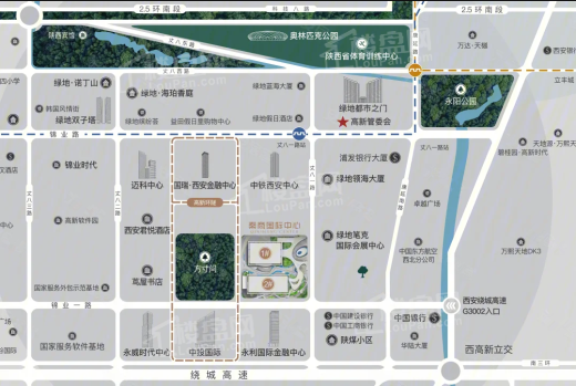 秦商国际中心位置图