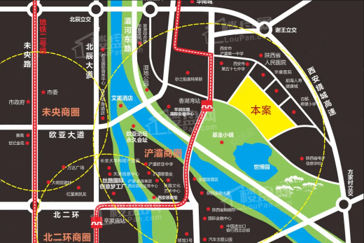 中南樾府商铺位置图