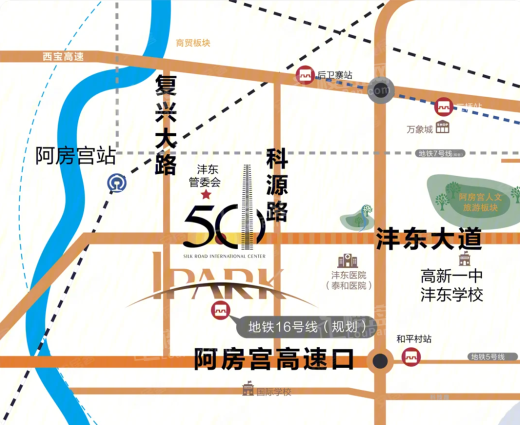 中国国际丝路中心位置图