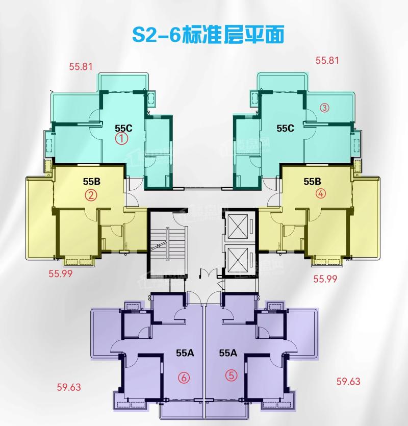 S2-6栋平层图