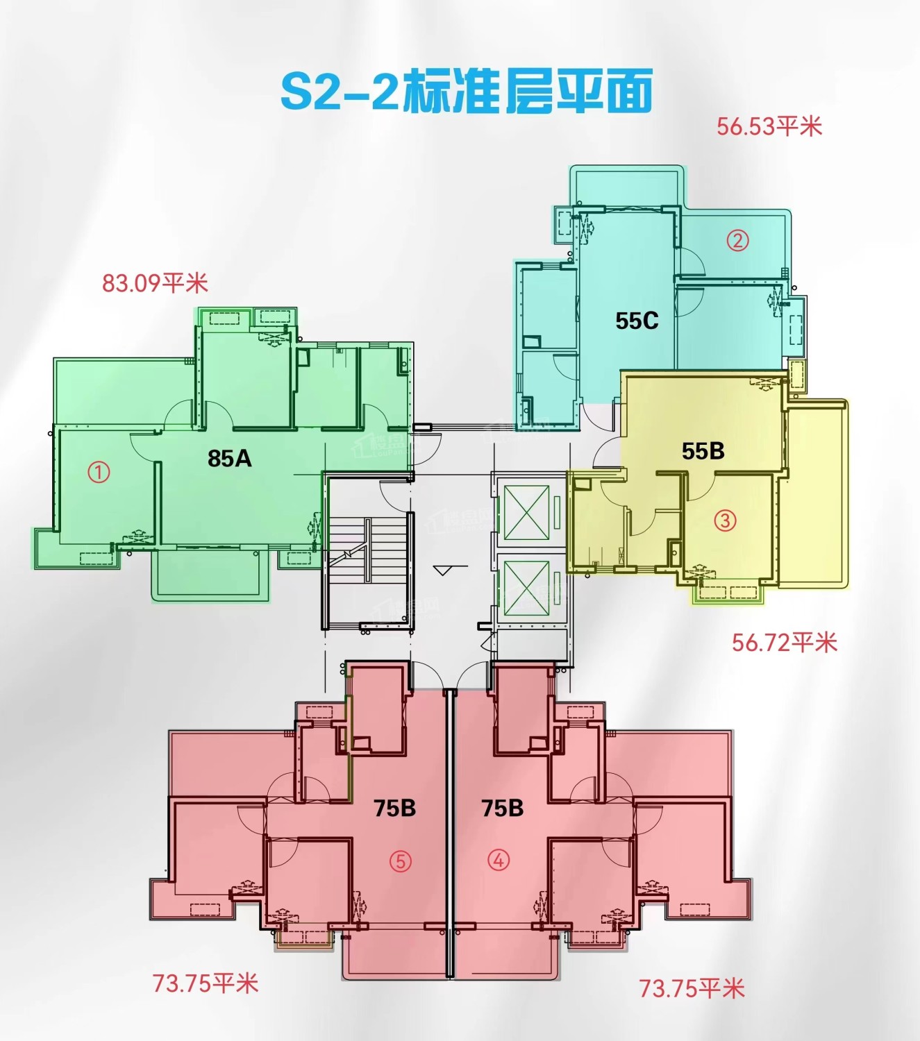 S2-2栋平层图