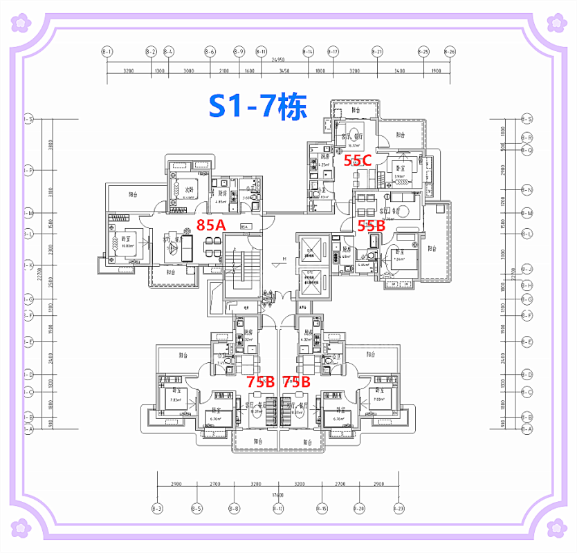 S1-7栋平层图