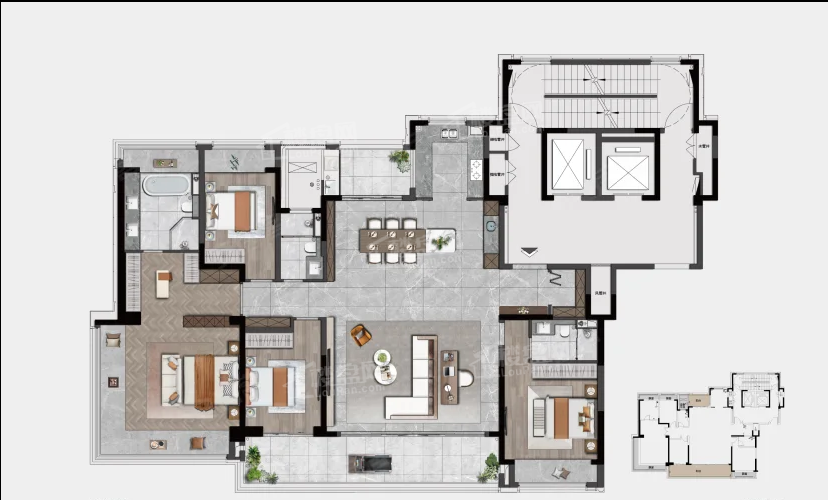 建发·缦云华庭户型图_房型图_户型图大全-苏州楼盘网