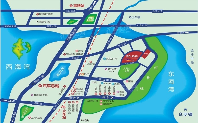 博古东海岸位置图