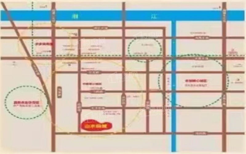 旺和山水尚城区位交通图