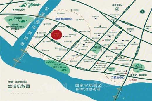 华新滨河新城位置图