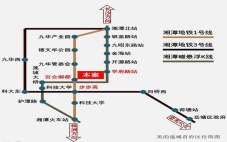美的莲城首府区位交通图