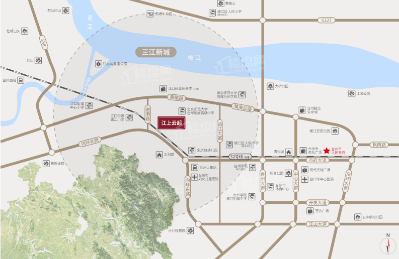 经开蓝城·江上云起效果图