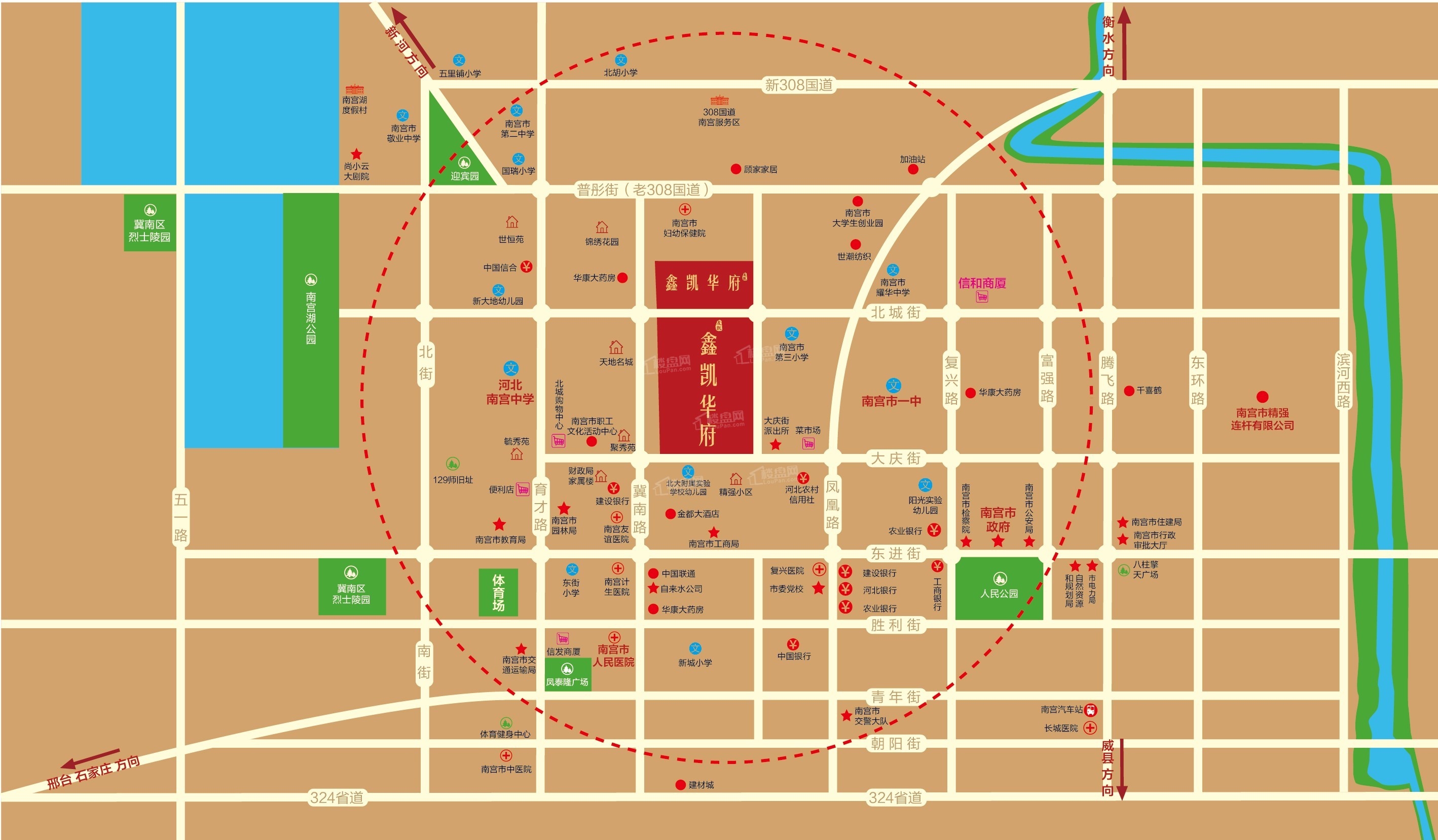 鑫凯华府位置图