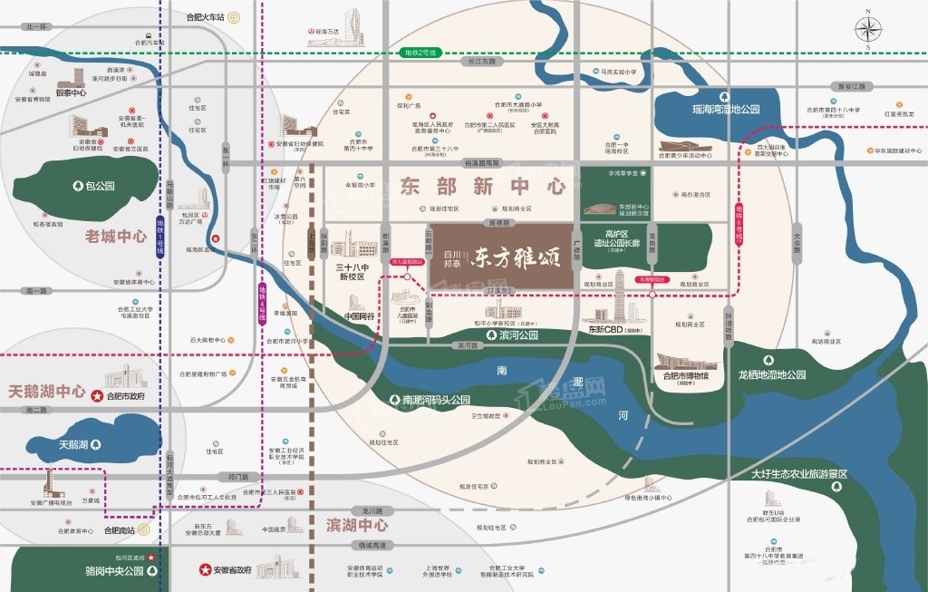 四川邦泰东方雅颂位置图