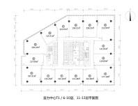 T1(6-13层）平面图