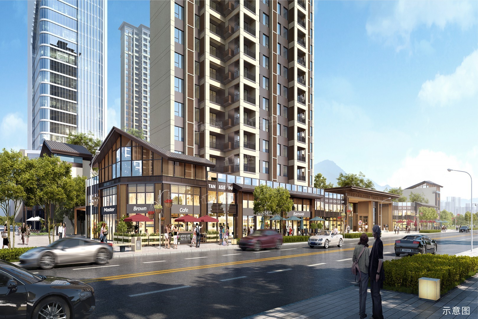 滨江翡翠城缤纷街