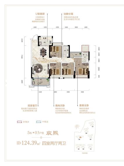 楚鑫顺·熙园5栋03户型