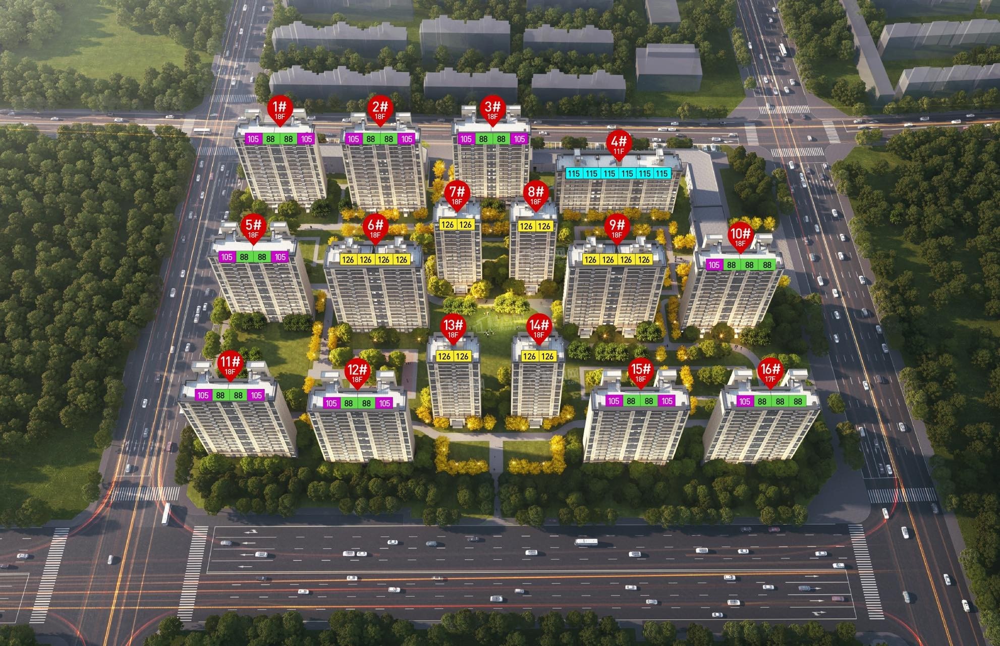 金辉云缦熙境位置图