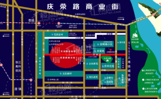 庆荣路商业街位置图