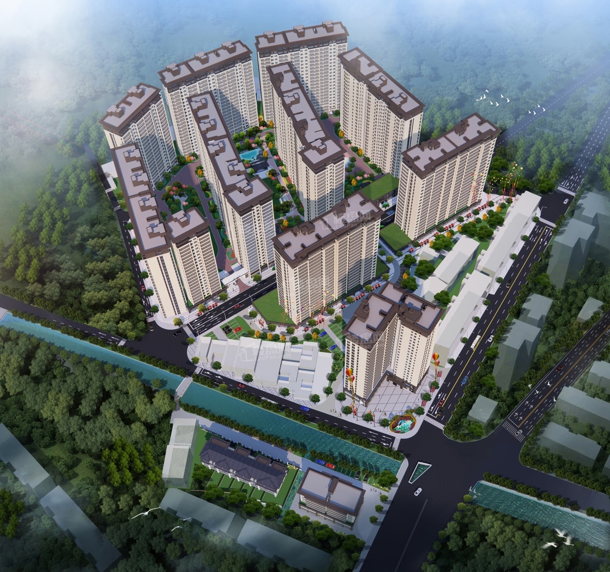 锦源兰庭央玺效果图