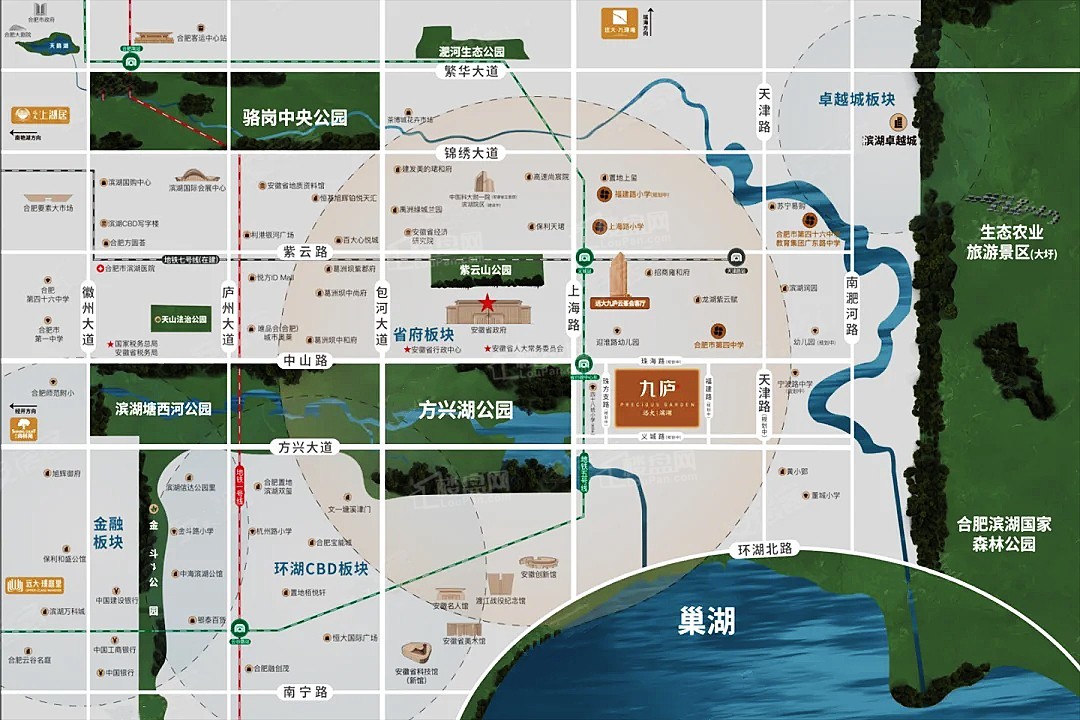 合肥远大九庐项目地理位置怎么样?-合肥楼盘网