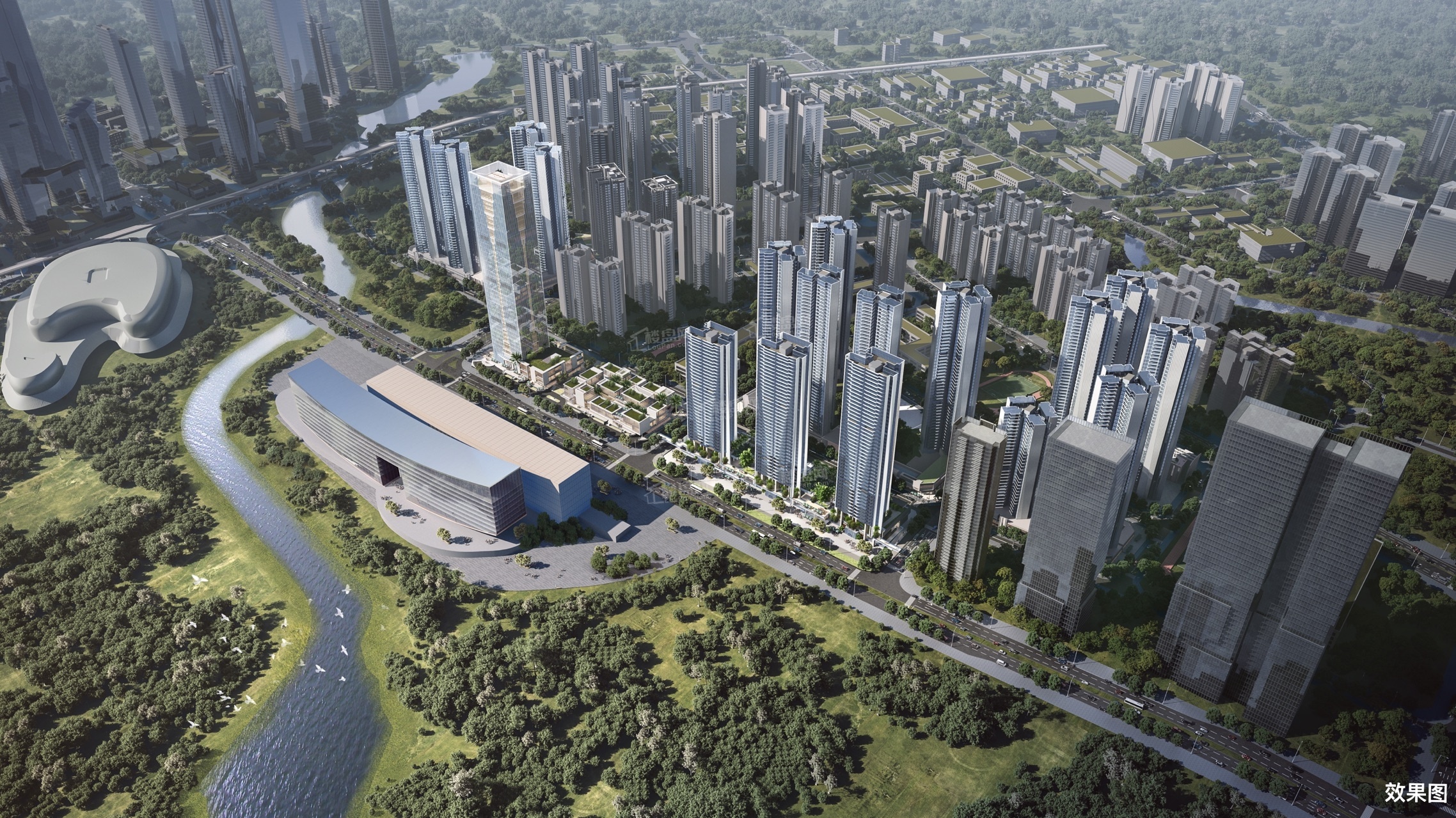 深圳满京华金硕华府高清图