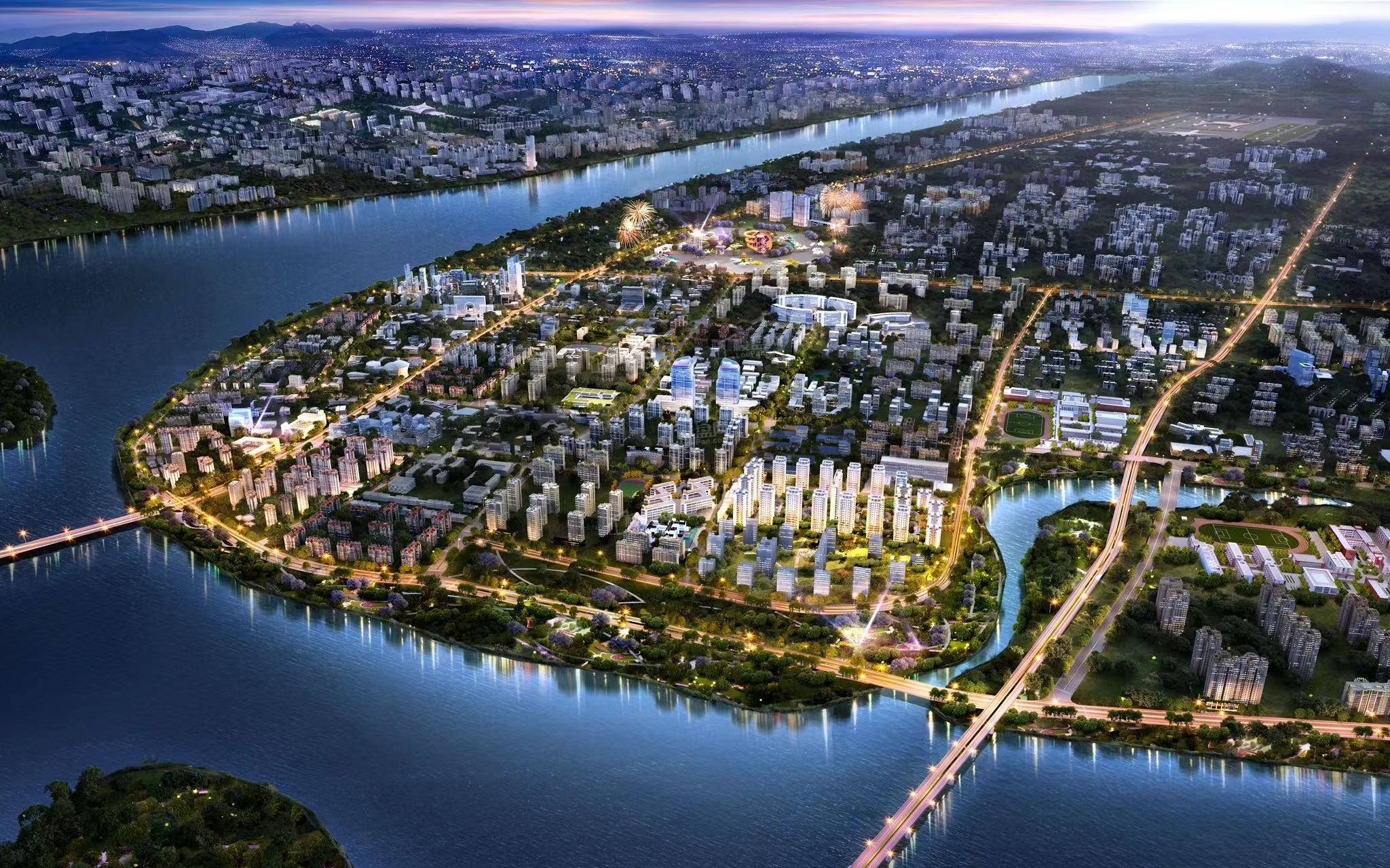 乐山邦泰江山和鸣高清图